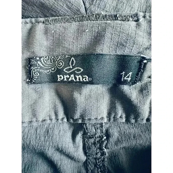 PrAna Sage Convertible Pants Women's 14 Charcoal Gray - Picture 11 of 12